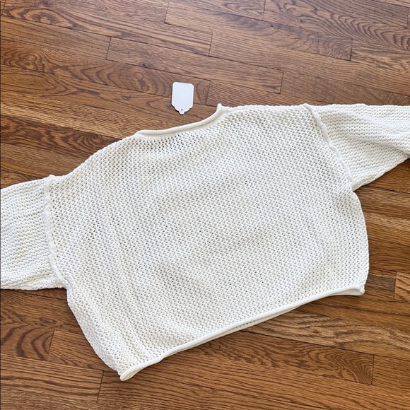 Miou Muse Cream Sweater with American Flag - Picture 8 of 8